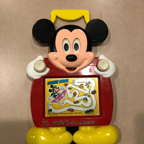 mickey mouse etch a sketch